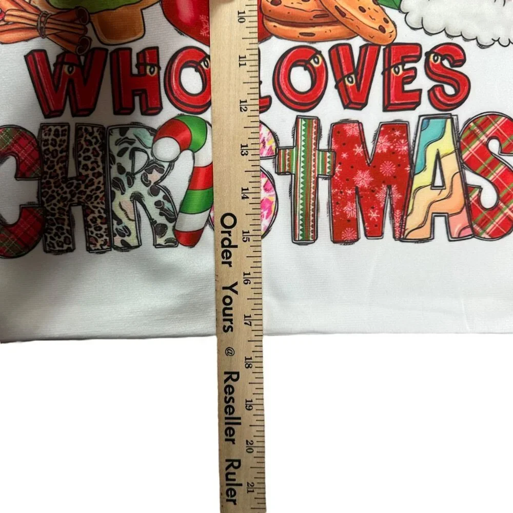 Pillow Cover Case Just A Girl Who Loves Christmas Holiday Decor Present Santa